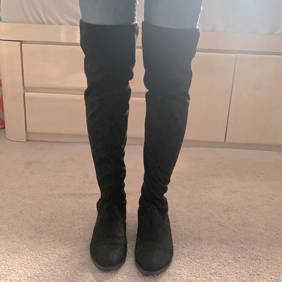 Unisa Shoes - Black knee high / over the knee / thigh high boots